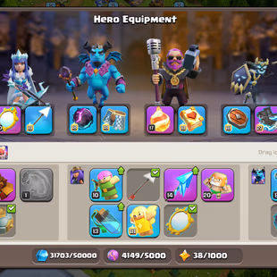 🔥AWESOME TH 18🔥XP 223-HERO 95-105-72-42-EPIC SB[MAX] EB[MAX] GG 17 AF 20 FB 17-782 MEDALS-NC YES-STRONG DEFENSE-BEST - Image 5