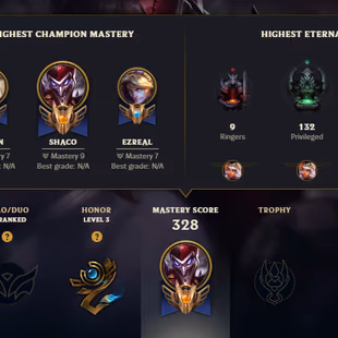 SEVER [ EUW ] - 56 LVL  - UNRANK - 41 SKINS - 91 CHAMP [ 2029 BE - 46 RP ] - FULL ACCESS  - Image 1