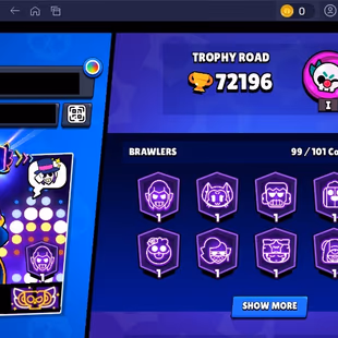 241 SKINS | 72.200 TROPHIES | 99 BRAWLERS | 13 HYPERCHARGE | 21 MAX | 35 PRESTIGE | 4 BUFFIES - Image 5