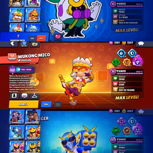 💯 104.200 TROPHY 🏆 | 100 BRAWLERS | 98 MAXED BRAWLERS | 481 SKINS | XP 171 | FULL MAIL ACCESS - Image 3