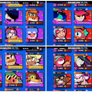 |[Star Shelly]| 4500 Blings |[79 Brawler]| MAX BRAWLER 22 |[9 Hypercharged]| 42k Trophy [02] - Image 4