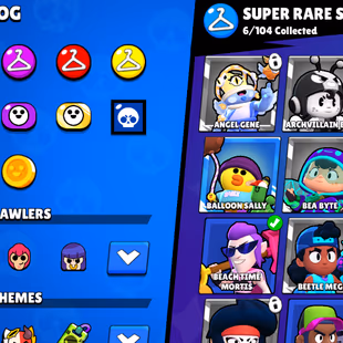 129 [3 MAX BRAWLS] [29 SKINS] [6231 TROPHIES] - Image 6