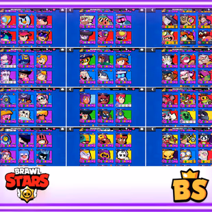 [ PREMIUM ]  84K TROPHIES || 100 BRAWLERS || 70 MAX || 64 HYPERCHARGED || 16 BUFFIES || 395 GOOD SKINS || 59K BLING - Image 4