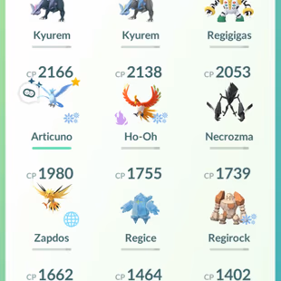 Level 24+ -134K+ Stardust- shiny Articuno with Blue Background can trade-4 shiny can trade - Image 2