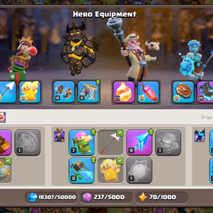 🔥EPIC SB-MAX!EB-26!FB-23!GG-20!XP 193🔥TH 16 NEAR MAX!HERO-88-94-62-60-32!NC 1K GEMS!MAX WALLS!ALMOST MAX DEFANCE - Image 5