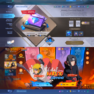 Legend Alucard Aspirant Vexana Thamuz Nexus Sea (N-63) | Naruto | Lukas | 272 Skins | 972 Tokens | All Star Moskov | KOF - Image 3