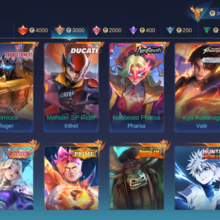 PL618|Lvl 96|MEGA COLLECTOR III|505 SKIN|2 LEGEND|2 SANRIO|2 ASPIRANTS|2 HXH(KIILLUA,HISOKA)|SAKURA KALEA|IRITHEL DUCATI - Image 7