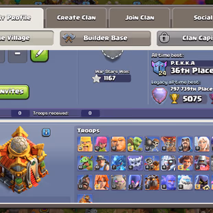 TH16 Max ! 1 Hero & 2 Pets Left ! Full Magic Items !! 15 Epics ( 3 Epic Max & 5 LVL 20 ) ! Namechange Free ! Bh10 Max - Image 6