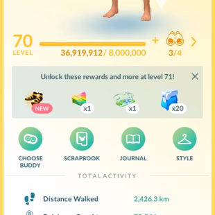 2016 YEAR - LEVEL 70 - 198 SHINY - 15 LEGENDARY || 9-10million STARDUST - RENAME AVAILABLE - SAFE SECURED - Image 2