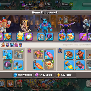 🔥DEFF MAX - CHEAP - TH:17 - Lvl:232🔥 - BK:80 - AQ:100 - PC:62 - GW:75 - RC:46 - BEST SELECT - Image 6