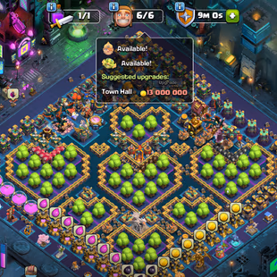 Th14 Full Max | [5-Hero Maxed] | [11-Epic Max 14-Epic] | Defence Wall Max | XP-172 | NC-Yes | BEST-DEAL  - Image 1