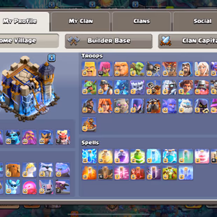 RAREST🔥 METEORITE BUILDER SKIN💎35 EQUIPMENT MAX - 6600 STAR - TH 18 - 5 HERO MAX - 29K CUP-GOLDEN HOG - WAR ARENA  - Image 6