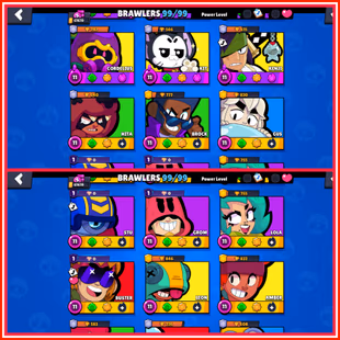 🔥 62K TROPHIES  SOLAR FAME 2  MYTHIC  WITH 196 XP LEVEL  | 320 OP SKINS  |  45 HYPERCHARGED  | 54 MAX 🔥SHERIF SHELLY   - Image 4