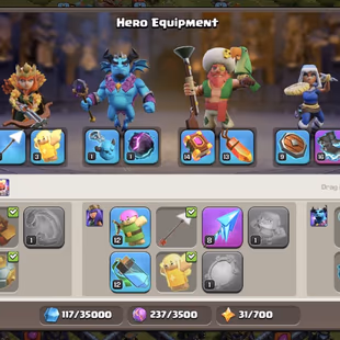 ||Th13 account fully maxed || 6th builder unlock|| Name change available|| 5 Epic equipment||  - Image 8