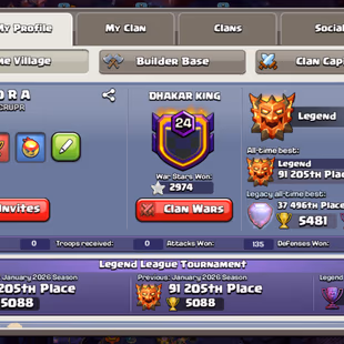 TH18 MAX BASE🔥LEGEND RANK T-5300🔥COSMIC SCENERY!! 259-XP GG/MAX SB/MAX SnB/MAX AF/MAX FB/MAX RS/MAX EB/MAX!! 3X SCENRY - Image 3