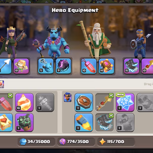 || Xp 109 th 13 account|| Royal champion max|| 9 epic equipment|| Name change free || Cwl medel 220|| - Image 7