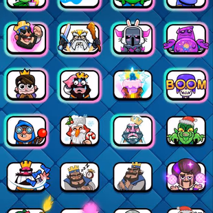 🔥KT15 XP70🔥 | 121 MAX 40 ELITE | 6 CARD LVL16 | 18 EVO | 11223 TROPHY | 144 EMOTE | 402 GEMS | INSTANT DELIVERY - Image 5