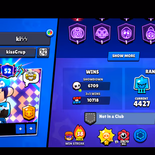 380 SKINS | 76.200 TROPHIES | 100 BRAWLERS | 60 HYPERCHARGE | 80 MAX | 52 PRESTIGE | 5 BUFFIES - Image 6