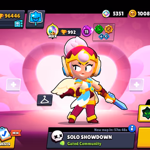 METEORIC FAME 1🌟11.11 PIN | 405 SKINS | 96.400 TROPHY | 99 BRAWLERS | 97 HYPERCHARGED | 99 MAXED BRAWLERS | 18 BUFFIES - Image 2