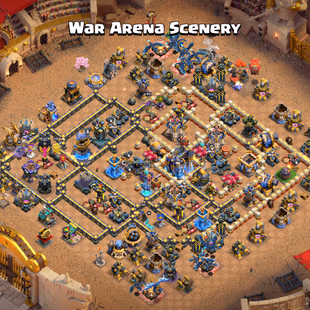 🌟[6235 WAR STAR - WAR ARENA - XP-272]🌟 TH 18 NEAR MAX | 644 MEDEL | 9 EPIC ALMOST MAX 13 EPIC! HERO 100/100/87/76/50/5 - Image 1