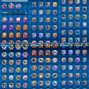 🔥13006 Trophy🔥30 Cards Lv15-Lv14 [ 19 Max ] 30 Evo! Level 73! KT Level 15! 104 Old Emote! 128 Badges! - Image 5