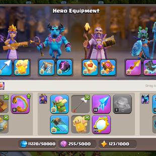 🔥PREMIUM TH 18🔥XP 259-EPIC GG[MAX] SB[MAX] EB[MAX] RS[MAX]-HERP 100-102-75-50-MEDALS 739-NC 500-CLOSE MAX DEFENSE-BEST - Image 5