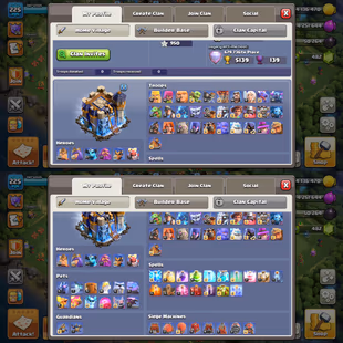 🔥TH-18 NEAR MAX🔥XP-225! ALL MAX WALLS! GG[23L] SB[23L] FB[23L] RS[26L]! HEROES:-100-105-67-77-55-7! NICE PET!BEST DEAL - Image 3