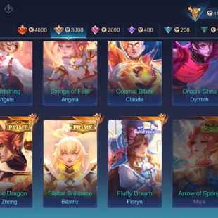 GIRLY ACCOUNT WITH DAZZLING CRYSTAL LOADING EFFECT | 2 LEGEND | 13 GRAND || 16 EXQUISITE | 8 ZODIAC | 7 COLLECTOR MEGA-5 - Image 6