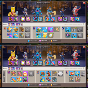 Th18 Almost Max🔥Hero-100-105-80-53🔥Equipmets-7x-Epic Max [5 Lvl Left] [] XP-225 [] Strong Base [] NC-Yes [] BEST-DEAL - Image 4
