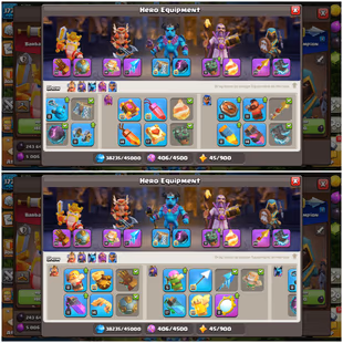 396||🔱LVL-177! TH-17🔥NC AVL! 8x GREAT EPIC EQUIPMENTS! HEROES-80|87|65|65|33| NEAR MAX PROFILE | BASE! MAGIC ITEMS! - Image 4