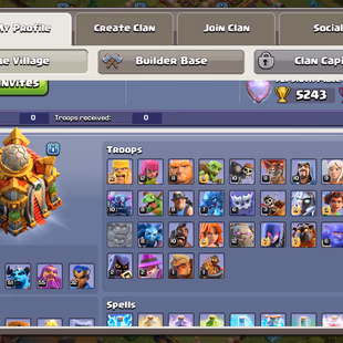 🔥TH 16 ALMOST MAX🔥XP 213-HERO 69-93-55-32-EPIC SB 20 EB 26 AF 14 RS 11-NC 500-WALLS NEAR MAX-STRONG DEFENSE-BEST DEAL - Image 3