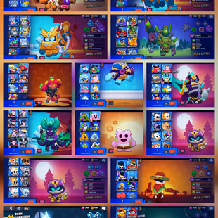 Trophy 23.6K | 69x Brawler (16x Max) 2x Titles | 174x Skin's [Rename Yes] 11k Coins | CR Arena 23 [Trophy 9K] Instant - Image 7