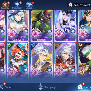 All Platform - Lv 593 - Vip 16 - SV 60016 - Power 76294M - 166 Awakened - 108 Skins Epic - 9 Skin legend - 17 UR - Image 3