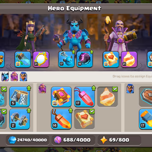 🔥[ TH-15 NEAR MAX ]🔥 M.MIRROR - FIREBALL - S.BALL [21] || HEROS: 81-81-42-54-30 || LVL 15 WALLS || BEST DEAL - Image 6