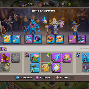 🔥TH 16 ALMOST MAX || HEROES 95-95-80-70-45-15 || 🔥10x EPIC EQUIPMENTS || RENAME AVAILABLE || SUPER ACCOUNT - Image 6