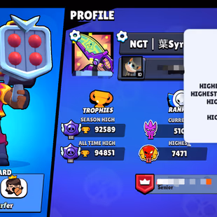 🌟68Prestige | 94K Trophies🌟 | OG Skins | Skin Heroine Bibi | 99 Brawler | 80 Maxed | 70 Haypercharge | The More... - Image 5