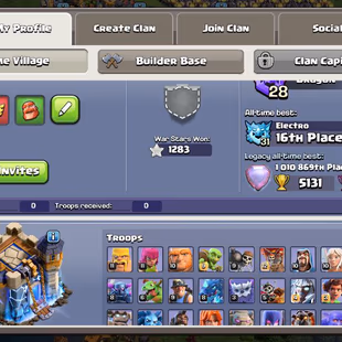 221 | 18 max walls [ heros-81-105-51-64-40 ] | best deal | strong troops and defence | nc yes - Image 3