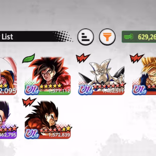 D913-IOS+Android-6 UL(Super Buu+SS4 Goku+SS4 Vegeta)+629 Millions Power+30 Legend+Vip Equipment+Good Team GT+Vegeta Saga - Image 3