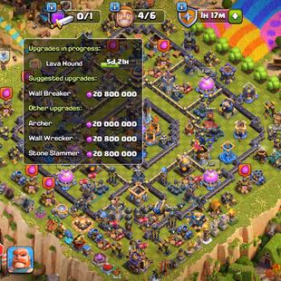 🌟BEST OFFER🌟TH 18 BOTH SIDE FULL MAX TYP | HERO 105/105/95/80/55/18! 9 EPIC FULL MAX 16 EPIC APPRENTICE-LAB ASSIST-MAX - Image 2