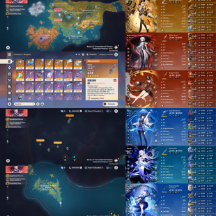 All Platform - EU - AR60- 67 Charcter+24 5'Star - 7 Weapons 5'Star - Furina - Alrecchino -  Neuvillette - Skirk - Furina - Image 2