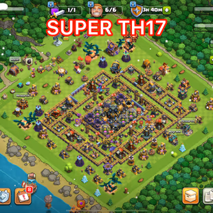 🎯COMBO ACCT COC CR | TH17 ALMOST MAXED 👹| CR LV60 KT15 | 11K TROPHIES | 13 SKINS | 140 EMOTES | INSTANT - Image 6