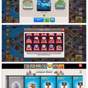 TH16 Max Account  Heroes 95!95!48!70!45!7 | 3 Epics Maxed | Loaded Magic Items | 900 CWL Medals - Image 3
