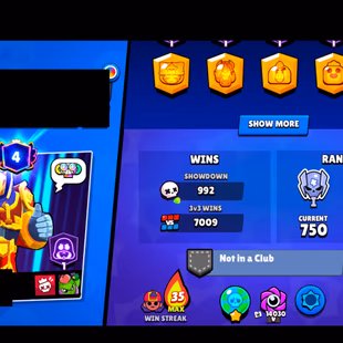FREE CHANGE NAME | 303 SKINS | 40.500 TROPHY | 96 BRAWLERS | 17 HYPERCHARGED | 26 MAXED BRAWLERS - Image 7