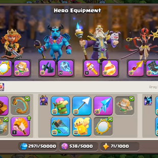 [EE57] TH18 MAX || 5 HERO/PROFILE MAX || 10 EPIC MAX || 2k CWL MEDALS || NEW PET LVL 7 || BUILDER HUT ALMOST MAX - Image 8