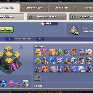 Th14 Full Max | [5-Hero Maxed] | [11-Epic Max 14-Epic] | Defence Wall Max | XP-172 | NC-Yes | BEST-DEAL  - Image 4