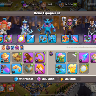 LEGENDARY SCENERY CLASH OF DRAGON 💎 TOWNHALL 18 💎 100-100-90-75-50 HERO - 33 EQUIPMENT - 2800 WWS - AVAILABLE  - Image 7