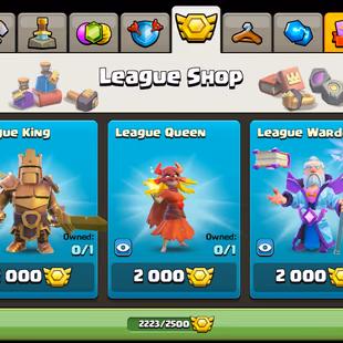 Th18 Incredible Acct ✨ 2223 Cwl Medals ✨ 9x Epic Equip | Hero's 58-90-54-43-34-1 | Hero Skins | Rename Available - Image 6