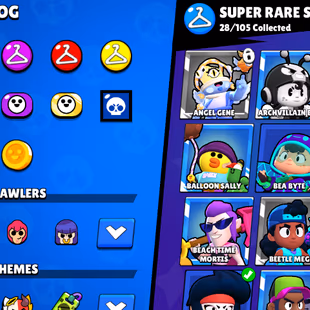 136 [10 MAX BRAWLS] [88 SKINS] [21692 TROPHIES] - Image 7