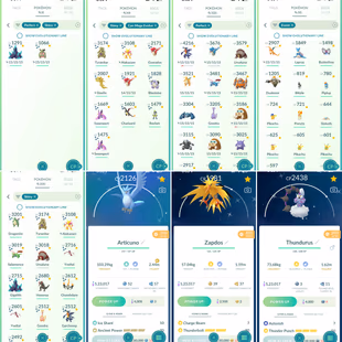 🔥MASTER BALL 💎 232 LEGENDARY [] 231 SHINY [] 9 SHINY LEG [] LEVEL 60 [] 13 MEWTWO [] 32 EVENT [] RENAME AVAILABLE - Image 3