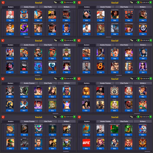 12.5B COINS ACCOUNT | Level 306 | CCP 79 | Exclusive Cues Collection | Avatars - Rings - Frames | Status Alert - Image 3